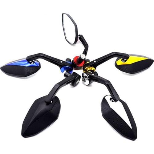 Scooter bar end motorcycle handlebar end mirror unviersal moto rear-view for kawasaki honda suzuki benelli vespa yamaha mirrors