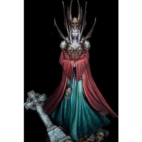 1/24 Resin Figures Model kits Vampire Queen Unassambled Unpainted S278