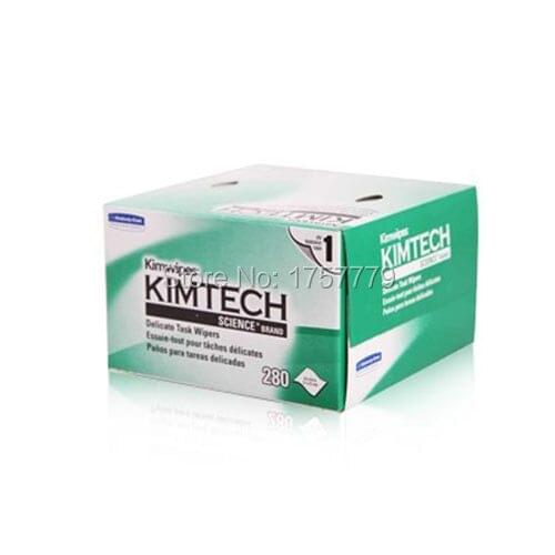 280pcs/box Optical Fiber Cleaning Kimwipes Dustfree Paper
