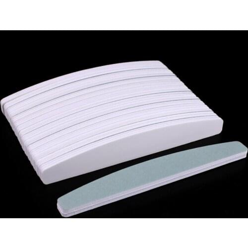 50pcs/Lot Sanding Sponge Nail File Buffer Block 1000/4000 Grinding Polishing Tool Boat Sanding Nail Art Files For Manicure