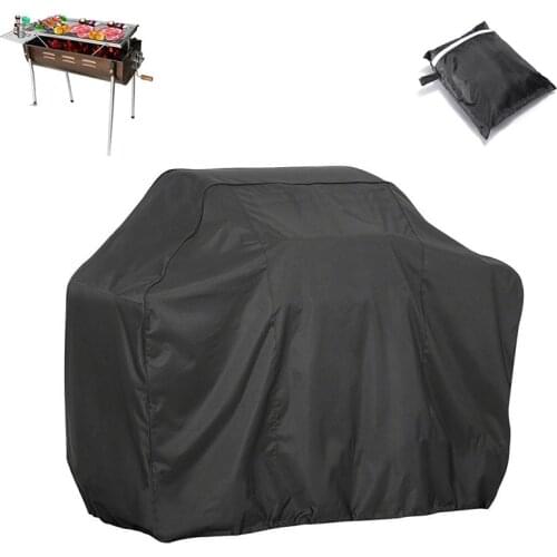 Waterproof BBQ Cover Grill Cover Anti Dust Rain Gas Charcoal Electric Barbeque Garden Grill Protection Outdoor Black New