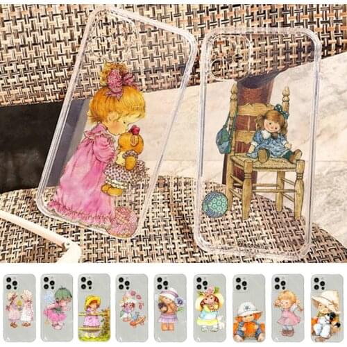 Sarah Kay Little Girl Phone Case for iPhone 11 12 pro XS MAX 8 7 6 6S Plus X 5S SE 2020 XR case