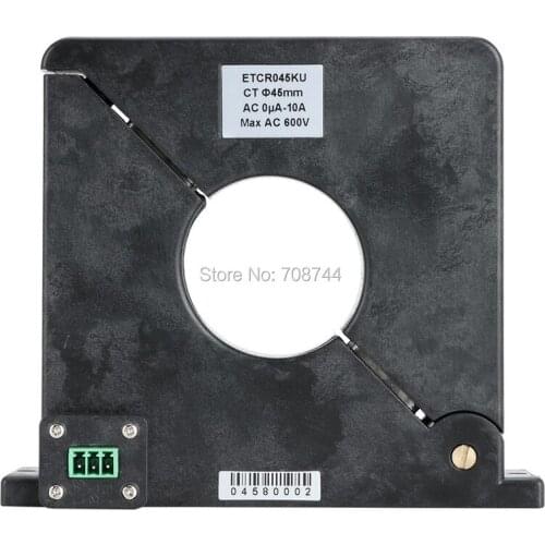 ETCR045KU Split Type CT Structure Microampere Leakage Current Sensor with 0uA~10A Measuring Range AC Leakage Current Detector