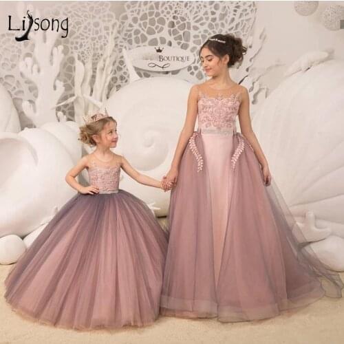 Платья для девочек на свадьбу Lisong China At AliExpress