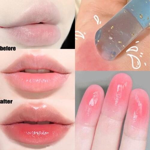 Change Lipstick Gold Foil Shinny Lip Balm Temperature Change Lipstick Base Long Lasting Moisturizing Cream Lipstick Lip Make Up