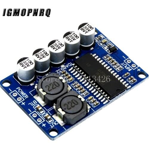 10pcs Digital power amplifier board module 35w mono amplifier module High-power TDA8932 low power consumption