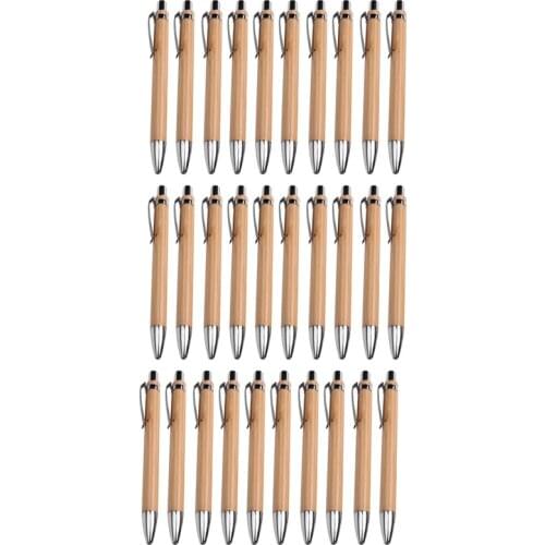 Ballpoint Pen Sets Misc.Quantities Bamboo Wood Writing Instrument(30 Set)