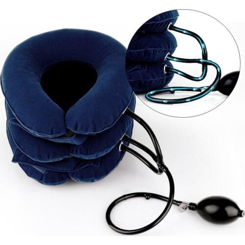 Inflatable Air-pressure Neck Traction Medical Correction Tool Cervical Support Posture Corrector Neck Strentcher Relaxation Kit