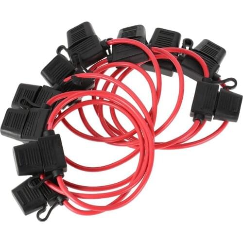 New 12V 40A Professional CE Standard cc2 Fusible Blade Inline Car Fuse Holder WaterProof for Car MotoBike Dustproof Cover