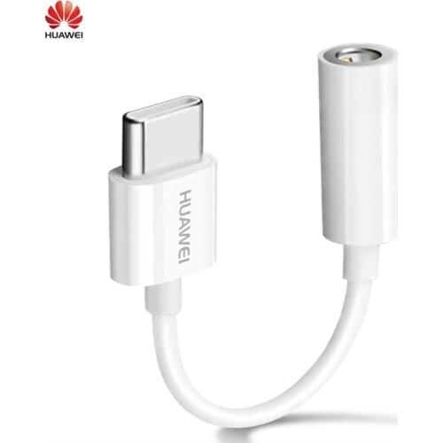 Original Huawei USB Type C 3.5mm Earphone Jack Aux Audio Cable Adapter Headphone For P30 P20 Pro MATE 10 20 RS X Honor Converter