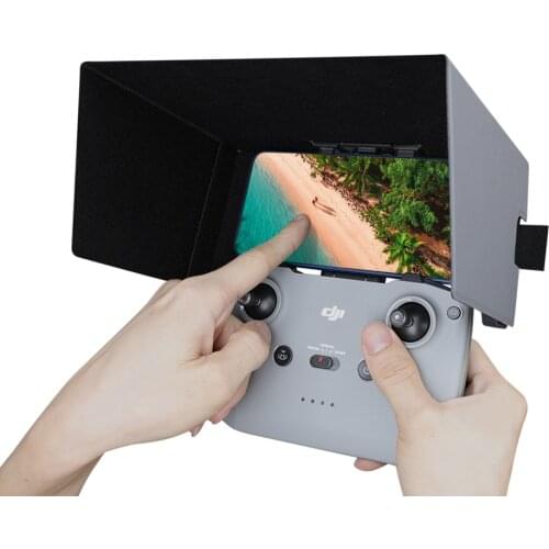 Mavic Mini 2 Remote Sun Hood Tablet Phone Sunshade Cover Aluminium Remote Guard Cap Joystick for DJI Mini 2/Air 2/2S Accessories