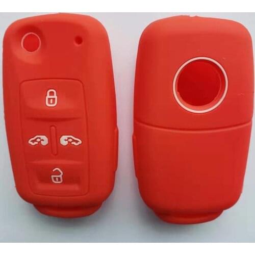 Key Holder Silicone Protector For Volkswagen VW Sharan Multivan T5 Caravelle MVP With Both Sliding Doors 5 BUTTON