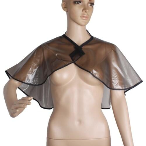 1Pcs Salon Baking Oil Cape Gown Hair Cutting Dye Perm Hairdressing Barber Blue Waterproof Cape Cloth Styling Tools#85790