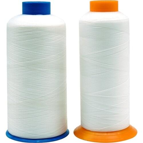 10pcs/lot Polytetrafluoroethylene PTFE acid and alkali resistant high temperature sewing thread 2100meters/piece 100g white