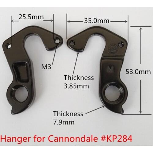 2PC Bicycle mech Dropout For Bulls Black Cannondale #KP284 Trail Kids Race Rush 29er Tesoro Tango Cujo Quick Trail Series hanger