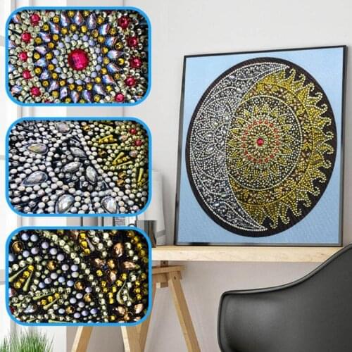 Abstract Pattern 5D Special Shaped Diamond Painting Embroidery Needlework Rhinestone Crystal Cross Craft Stitch Kit DIY