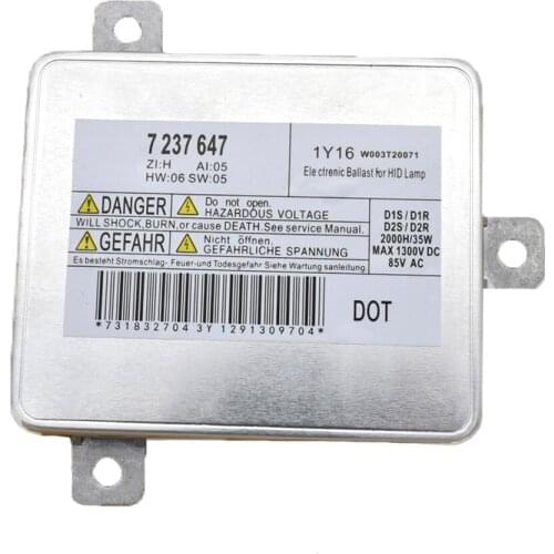 HID D1S D1R D2S D2R Xenon Ballast for Mitsubishi For BMW E90 F10 F11 F01 F07 7237647 W003T2007