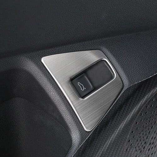 Car Rear Door Switch Cover Trim for Volkswagen Sagitar Jetta 2019 2020 2021 Car Tail Door Button Sticker Decoration Accessories