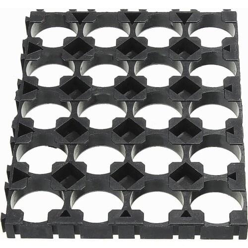 2020 NEW 18650 Battery Shells 20/30/40/50 Pcs 4x5 Black Cell 18650 Batteries Spacer Brackets Radiating Plastic Shell Bracket