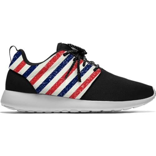Barber Stripes Personality Fashion Vogue Popular Sport Running Shoes Casual Breathable Lightweight 3D Print Men Women Sneakers