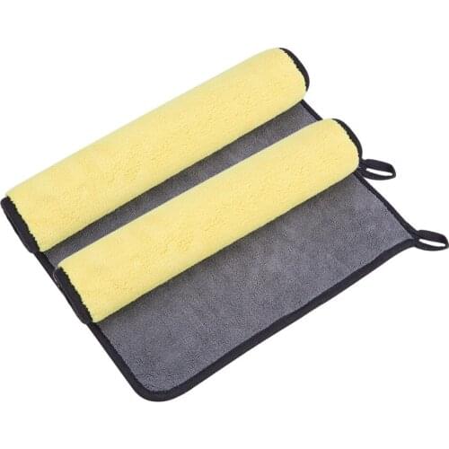 39*29CM Car Wash Towel Microfiber Car Cleaning Cloths Ultra Soft Buffing Wax Polish Towels Thick Car Wash Auto Detailing Towel