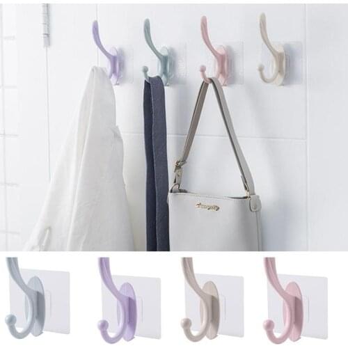 Transparent Suction Cup Hook Self Adhesive Wall Hooks Seamless Stickers Kitchen Bathroom Wall-mounted Strong Suction Cup Hook