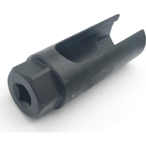 Car Oxygen Sensor Socket Removal Tool Slot 3/8" Square Drive Black 22mm 7/8