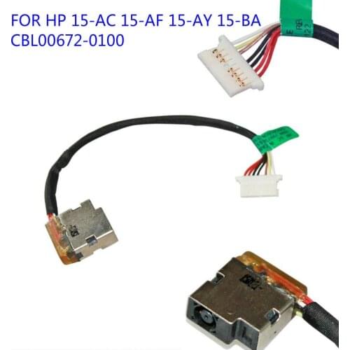 DC Power Port Jack Socket Cable Wire FOR HP 15-AC 15-AF 15-AY 15-BA CBL00672-0100