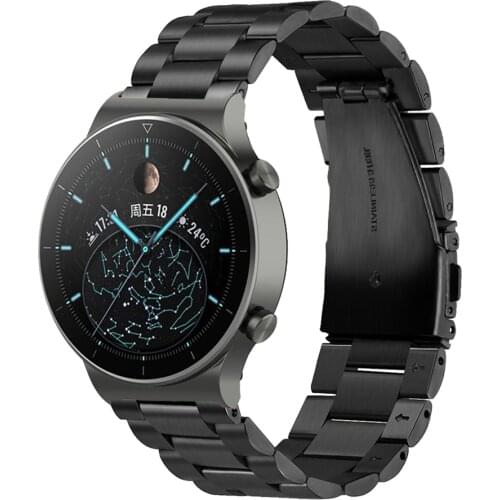 Stainless Steel Strap For Huawei Watch GT 2 Pro/GT 2 46MM 2E Smart Watch Band Replace Bracelets For Honor Magic 2/GS Pro Correa