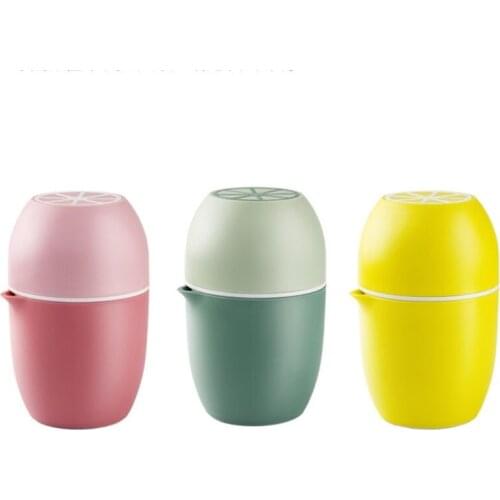 Hand Juicers Citrus Orange Squeezers Manual Lid Rotation Press Reamer for Lemons Grapefruits with Strainer and Container