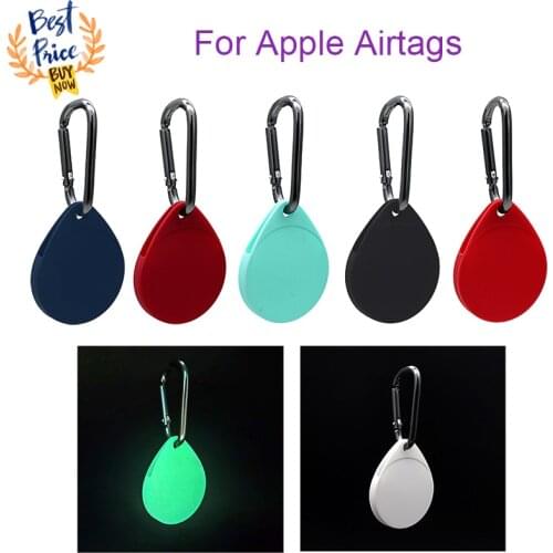 7 Colors Silicone Protective Case For AirTags Shockproof Anti-scratch Tracker Protector Cover For Air Tags