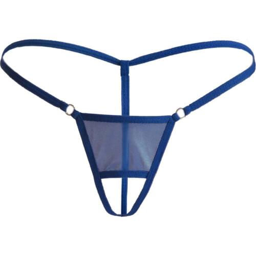 Crotchless Thong Men Underwear Low Rise Penis Hole Sexy Men Erotic G-String Open Crotch Panties Jockstrap Cueca Tanga Hombre A30