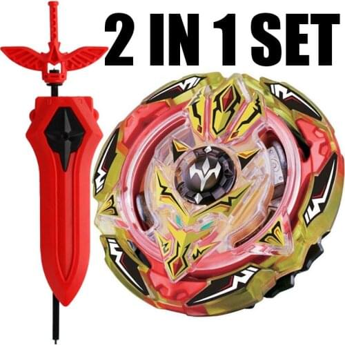 Spinning Top BURST B-103 Booster Screw Trident.8B.Wd STARTER Kids Toy Top Kids With NEW Sword Launcher Birthday Gifts