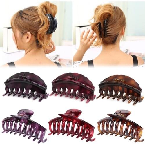 Women Hair Clips Octopus Volume Girls Hair Claw Clips Jaw Durable Hair Styling Ornaments Strong Hold Hair Hair Clip