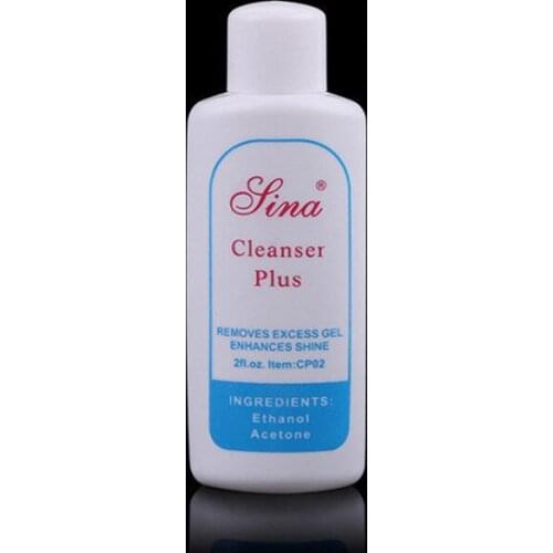 60ml Liquid Removes Excess Gel Enhances Shine Cleanser Cleansing Gel Remover Solvent Cleaner UV Nail Art Clean Degreaser