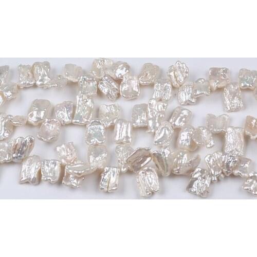 12-13mm Special Top Drilled Irregular Shape Keshi Pearl Strand For Necklaces Making