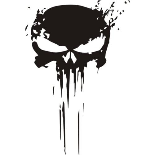 22*15cm PUNISHER Skull BLOOD Car Sticker 3D Car Stickers and Decals Car-styling Accessories otorcycles Decoration