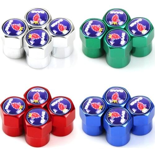 4pcs Universal New Metal Wheel Tire Valve Caps for SAAB SCANIA 9-3 93 9-5 9 3 9000 9 5 Car Accessories