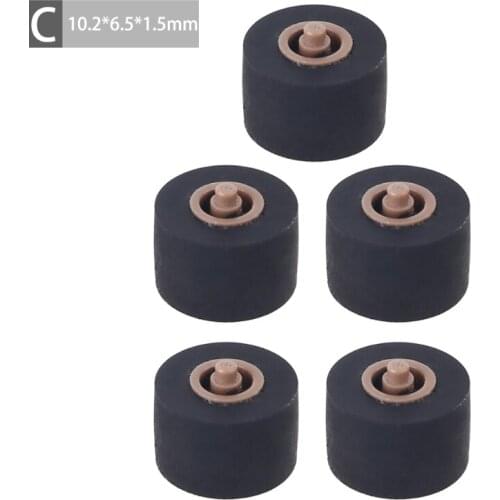 5pcs Cartridge Radio Roller Tape Recorder Pressure Cassette Belt Pulley Player R9JB