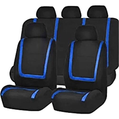 9pcs Car Seat Covers Detachable Washable Knitted for Car Sedan Truck Van Universal Vehicle Seat Protective Covers Car-styling
