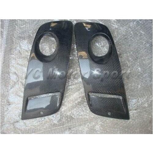 Car Accessories Carbon Fiber Type-2 Style Front Bumper Fog Lamp Cover Fit For 2004-2007 Golf MK5 GT Fog Lamp Cover