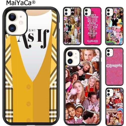 MaiYaCa Clueless Movie Phone Case Cover For iPhone 5s SE 6 6s 7 8 plus X XR XS 11 12 pro max Samsung Galaxy S8 S9 S10 plus shell