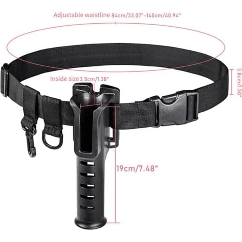 Fishing Rod Adjustable Waist Rod Holder Belt Ighting Belt Offshore Tackle Boat Fishing Rod Holder Support Fishing Gear