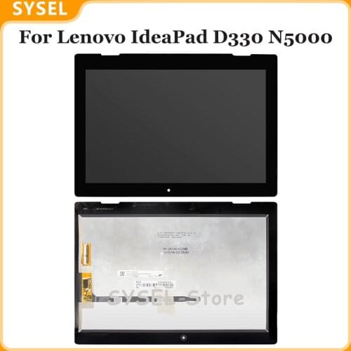 For Lenovo IdeaPad D330 N5000 Lcd N4000 D330-10IGM 81H3009BSA 10.1'' LCD Display Digitizer Touch Screen Glass Panel Assembly