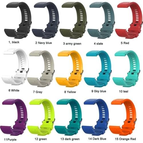EiEuuk Soft Silicone Quick Release Relacement Wrist Band Watch Strap Bracelet for Garmin Fenix 5/5S/5X/6 PRO/6S/6X Smartwacth