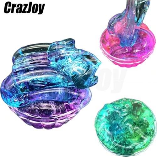 Diy Color Transparent Slime Glue Toys Supplies Clear Fluffy Slimes Foam Putty Plasticine Cloud Slime Ball Clay Kit For Kids