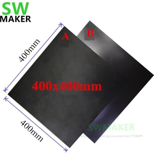 400x400mm Magnetic Adhesive Print Bed Tape Print Sticker Surface Flex Plate for Creality CR-10 TEVO Tarantula I3 3D Printer