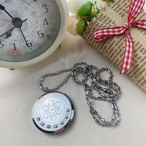 Galaxy Bio Quantum Men Pendants with Negative Ions- Charm Statement Necklace Fashion Jewelry for Boy Boyfriend
