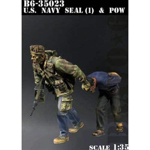 U.S. Vietnam War resin soldier two-person kit model 1：35
