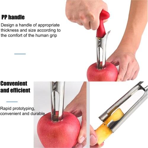 Apple Corer Cutter Stainless Steel Fruit Corer Pear Corers Seed Remover Fruit Vegetable Corer Kitchen Gadgets Tools Dropshiop